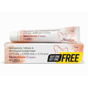 Skinshine 3 in 1 Cream (Hydroq , Treti, Mometa ) 15gms